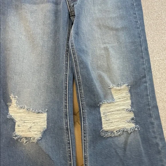Altar'd State Straight Leg Ripped Denim Jeans - Picture 3 of 6